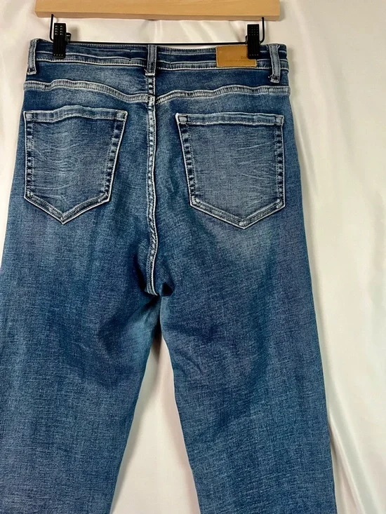 BKE Women's Billie slim fit high rise super flare jeans 28x35.5 - Picture 12 of 14